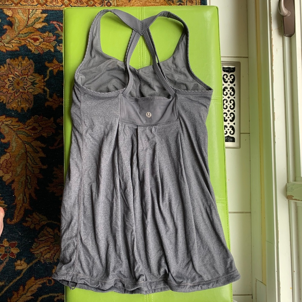 Grey Flowy Tank